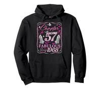 Chapter 57 Fabulous Since 1968 57th Diamond Birthday Queen Sudadera con Capucha