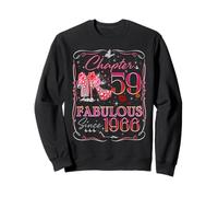Chapter 59 Fabulous Since 1966 Diamond Heels 59th Birthday Sudadera