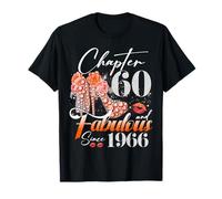 Chapter 60 Fabulous Since 1966 60th Birthday Women Girls Camiseta