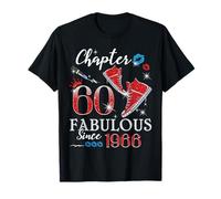 Chapter 60 Fabulous Since 1966 60th Birthday Women Girls Camiseta