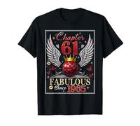 Chapter 61 Fabulous EST. 1965 Disco Ball 61st Birthday Women Camiseta
