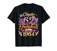 Chapter 62 Fabulous Since 1964 62nd Birthday Women Girls Camiseta
