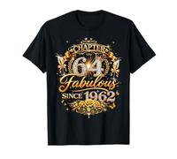 Chapter 64 Fabulous Since 1962 64th Birthday Women Girls Camiseta