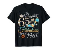 Chapter 65 Fabulous Since 1961 65th Birthday Women Girls Camiseta