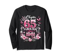 Chapter 65 Fabulous Since 1961 Floral 65th Birthday Women Manga Larga