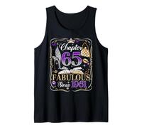 Chapter 65 Fabulous Since 1961 High Heel 65th Birthday Women Camiseta sin Mangas