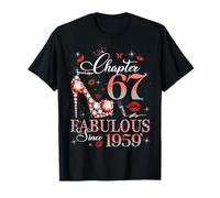 Chapter 67 Fabulous Since 1959 67th Birthday Women Girls Camiseta