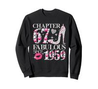 Chapter 67 Fabulous Since 1959 67th Birthday Women Girls Sudadera