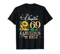 Chapter 69 Fabulous Since 1957 69th Birthday Women Girls Camiseta