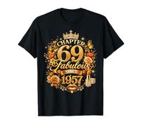 Chapter 69 Fabulous Since 1957 69th Birthday Women Girls Camiseta