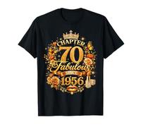 Chapter 70 Fabulous Since 1956 70th Birthday Women Girls Camiseta