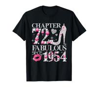 Chapter 72 Fabulous Since 1954 72nd Birthday Women Girls Camiseta