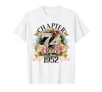 Chapter 74 Fabulous Since 1952 74th Birthday Women Girls Camiseta