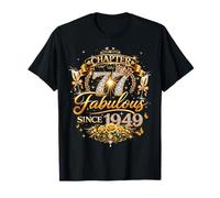 Chapter 77 Fabulous Since 1949 77th Birthday Women Girls Camiseta