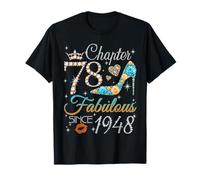 Chapter 78 Fabulous Since 1948 78th Birthday Women Girls Camiseta