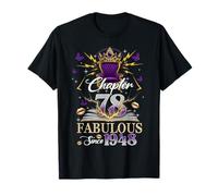 Chapter 78 Fabulous Since 1948 78th Birthday Women Girls Camiseta