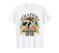 Chapter 78 Fabulous Since 1948 78th Birthday Women Girls Camiseta