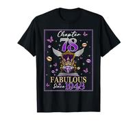 Chapter 78 Fabulous Since 1948 78th Birthday Women Girls Camiseta
