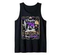 Chapter 78 Fabulous Since 1948 High Heel 78th Birthday Women Camiseta sin Mangas
