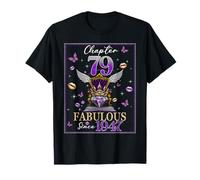 Chapter 79 Fabulous Since 1947 79th Birthday Women Girls Camiseta