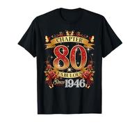 Chapter 80 Fabulous Since 1946 80th Birthday Women Girls Camiseta