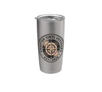 Chapter Vinyl Voyagers Est 2026 Adventure Mus Collector Club Vaso térmico de acero inoxidable de doble pared
