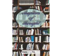 Chapters Of Thought: 6 month reading journal | book reviewing log | gift idea | 6 x 9 inches | 185 pages