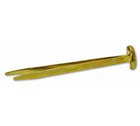 Chapuis AP30 Lote de 20 remaches - Acero con acabado de latón - Diámetro 9 mm - Largo 30 mm