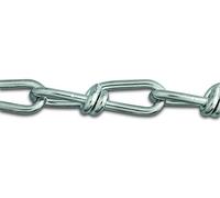 Chapuis BV1 Bobina de cadena soldada no, Salomónica en acero galvanizado 30 kg diámetro 1,4 mm x 25 m