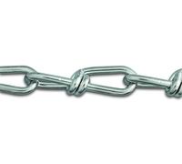 Chapuis BV2 Bobina de cadena soldada no, Salomónica en acero galvanizado 50 kg Ø 2 mm x 25 m