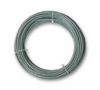 Chapuis CCG320 Cable revestido de PVC - Acero galvanizado - 67 kg - Diámetro 2,5/3,5 mm - Largo 20 m