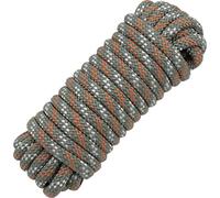 Chapuis - Cuerda de Polipropileno Trenzada, Poliamida, Resistencia a la Rotura indicativa, 1000 kg, diámetro 10 mm, Longitud 7,5 m, Ocio y jardinería, Color Gris