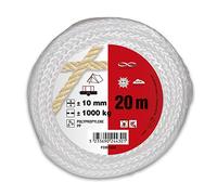Chapuis FDB1020 - Cuerda de polipropileno trenzado (- Resistencia a la rotura indicative 1 T - diámetro 10 mm - longitud 20 m - blanco
