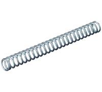 Chapuis Juego de 6 muelles de compresión RSC8, acero galvanizado, carga de trabajo indicativa de 4 kg, diámetro 6 mm, longitud 60 mm, gris, juego de 6 piezas, plateado