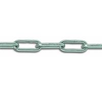 Chapuis LVBO30 Cadena soldada de eslabón largo - Acero galvanizado - 55 kg - Diámetro 3 mm - Largo 2,5 m