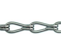 Chapuis LVBT1 Cadena de doble torsión - Acero niquelado - 5 kg - Diámetro 1,3 mm - Largo 2,5 m