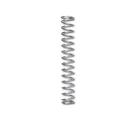 Chapuis RSC14 - Muelles de compresión (10 unidades, acero galvanizado, carga de trabajo indicativa, 2 kg, diámetro 0,55 mm, longitud 35 mm, gris, juego de 10 unidades)