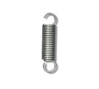 Chapuis RSO1 - Juego de 6 muelles para somier metálico, acero galvanizado, carga de trabajo indicativa 63 kg, diámetro de 2,5 mm, longitud 55 mm, color gris