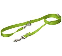 CHAPUIS SELLERIE SLA565 Correa de 3 Posiciones para Perro - Correa de Nailon Verde - Ancho 20 mm - Largo 2 m - Talla M
