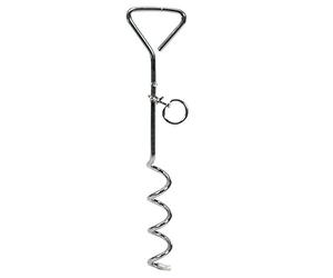 CHAPUIS SELLERIE SLA603 Piqueta de sujección para Perro - Acero Cromado - Diámetro 8 mm - Largo 40 cm