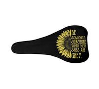 chaqlin Funda de asiento de bicicleta con girasol para sillín de bicicleta para bicicletas de montaña en carretera todoterreno para mujeres y mujeres niñas Escuela Ciclismo Protector de asiento