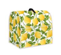 chaqlin Funda para mezclador con estampado de limón, cubierta para batidora de cocina, cubierta para tostadora, cubierta para máquina de pan, funda para cafetera, bolsa organizadora