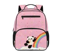 chaqlin Mochila escolar para niños, mochila de regreso a clases, 12 L, mochila para preescolar, mochila para niños de 4 a 6 años, Lindo panda, M, Preppy