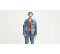 Chaqueta 90's Trucker Mujer Talla S. Color Azul