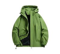 Chaqueta a prueba de viento para mujer impermeable - Chaqueta casual deportiva para mujer Trench Coat Chic Abrigo a prueba de viento - Chaquetas con capucha - Abrigo - Color sólido - Chaqueta exterior