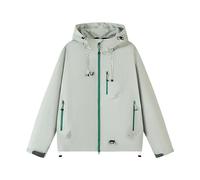 Chaqueta a prueba de viento para mujer impermeable - Chaqueta Chic para mujer, con capucha, chaquetas casuales, abrigo al aire libre, gabardina, alpinismo, chaqueta con bolsillo, abrigos, color liso