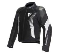 Dainese Super Rider 2 Absolute, chaqueta de cuero-textil imperme 54 male Negro/Negro/Blanco