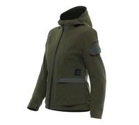 Dainese Centrale, chaqueta textil impermeable mujer 48 female Oliva
