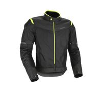 Acerbis Ramsey Vented 2.0 Mesh Chaqueta Textil Moto, negro/amarillo, Talla S