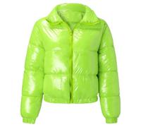Chaqueta acolchada cálida para mujer, abrigo de invierno corto y corto | Trajes de otoño, capas de invierno, ropa casual, looks de viaje, viajes de fin de semana, viajes diarios, jeans, leggings